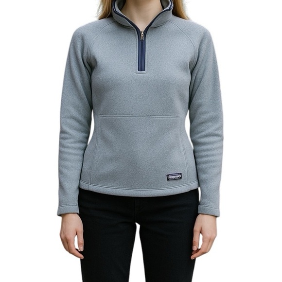 Patagonia XS Synchilla Purple Fleece Quarter Zip Jacket Outdoor Hiking Camping - Picture 1 of 11